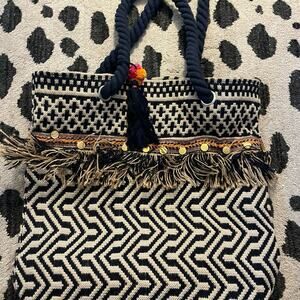 Jute Woven Tote Bag
